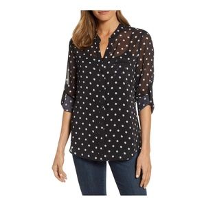 Kut From The Kloth Jasmine Polka Dot Blouse